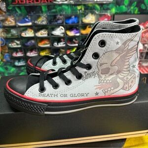 Converse CT Sail Jerry Hi Grey and Black Sneakers